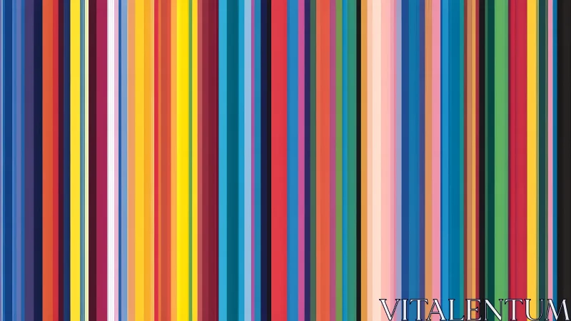 Vibrant Vertical Stripes Abstract Art with Bold Colors.