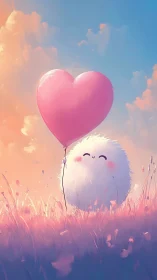 Fluffy Friend's Heart Sky Adventure.