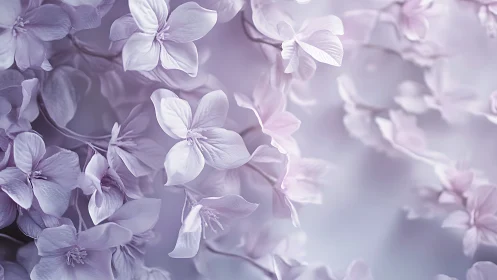 Soft-Focus Phlox Botanical Study with Layered Depth.