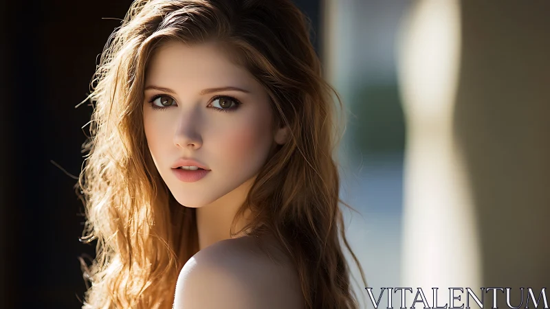 Soft key-lit portrait with shallow depth and high-frequency detail