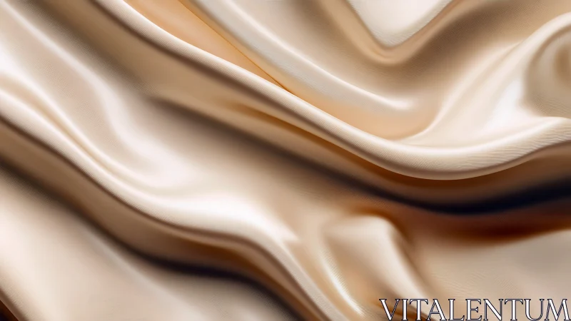 Champagne satin folds with soft reflective highlights.