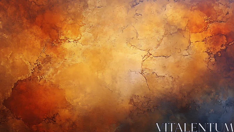 Burnt ember clouds drift across a cracked aurora wall