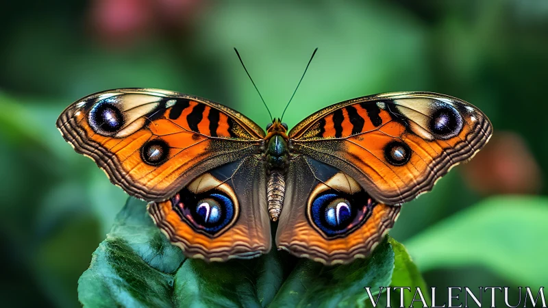 Macrophotographic study of butterfly wing eyespot patterning.