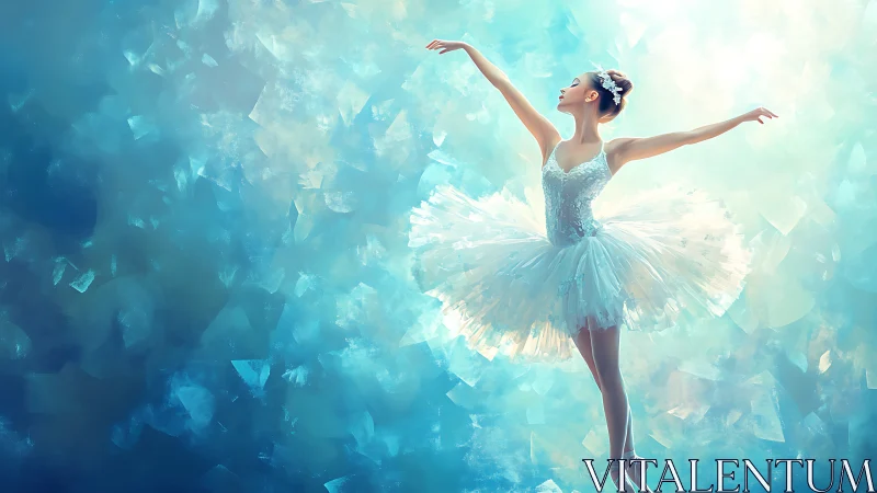 Luminous digital ballet study with crystalline atmospheric diffusion.