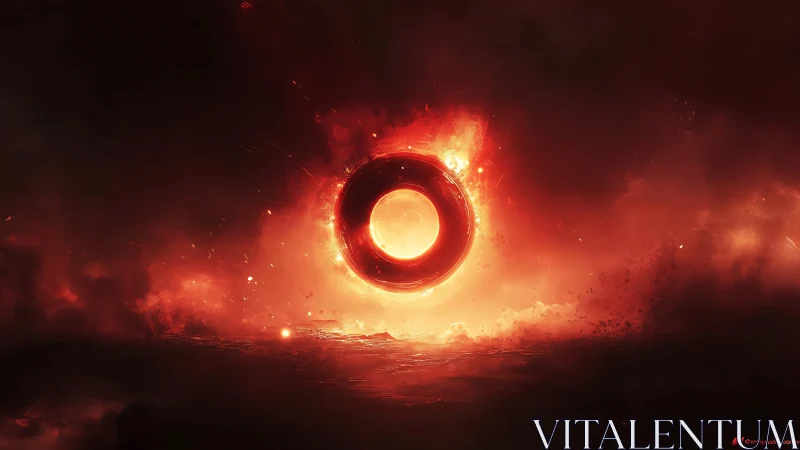 Inferno's Eye Awakens: A Cataclysmic Portal of Celestial Fire