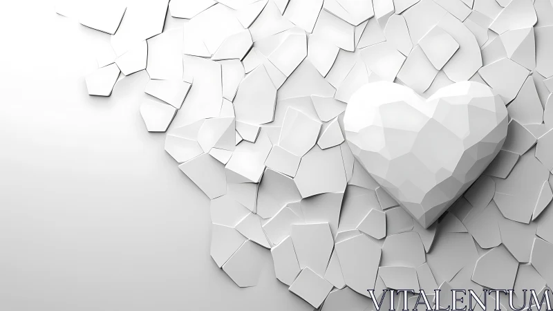 Fragmented Forms Emerge: Crystalline Geometry Rises from Chaos.