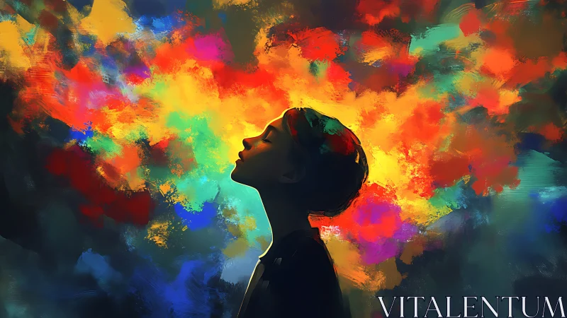 Mind ablaze in prismatic color storms of dreaming dusk.