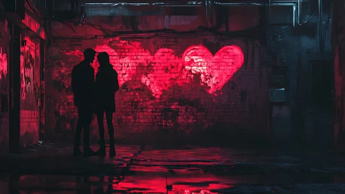 Neon Hearts: Urban Romance in Red Light District.