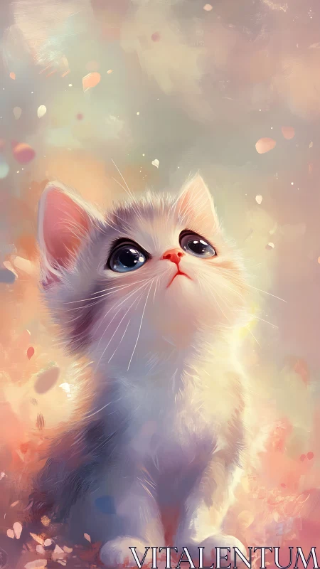 Luminous Dream: Portrait of Enchanted Innocence Gazing Into Wonder