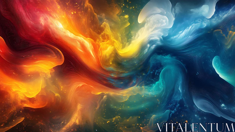 Bipolar nebula vortex with luminous spectral fluid dynamics