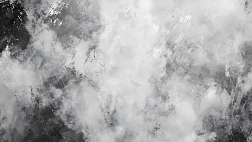 Soft storm of grayscale brushstrokes in quiet motion.