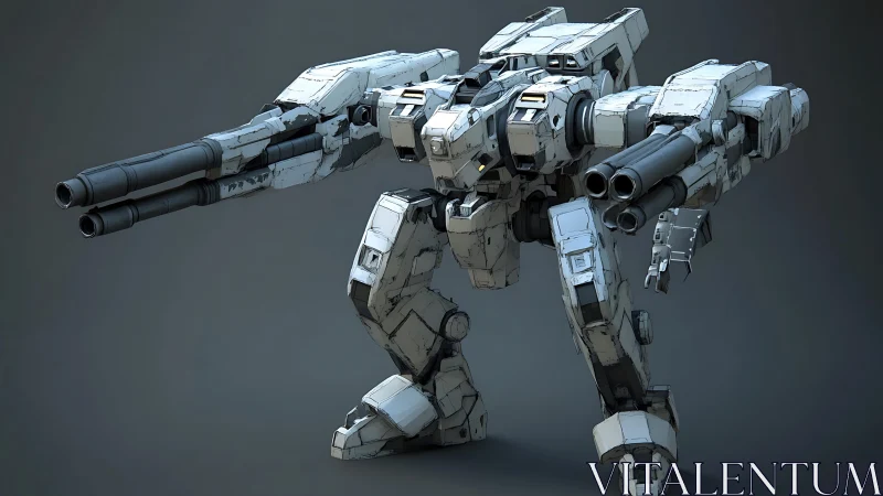 Siegewalk titan strides forward with storm-barrel fury.