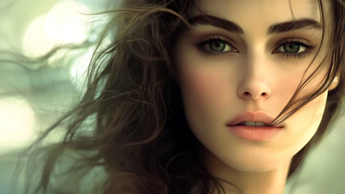 High-detail close-up portrait with shallow depth and soft bokeh