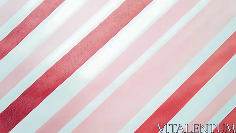 Candy stripe diagonals create a soft, cheerful rhythm