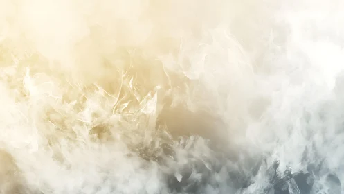 Ethereal Abstract Cloud Texture in Soft Warm Pastel Tones.