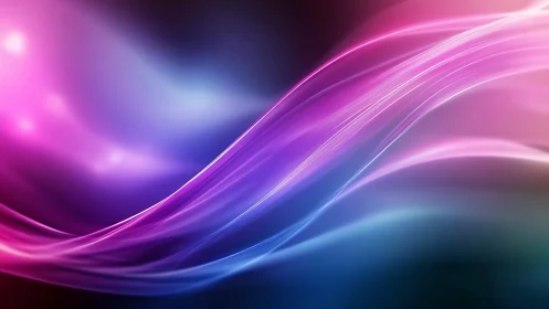 Bokeh-lit magenta and cyan light trails over gradient backdrop