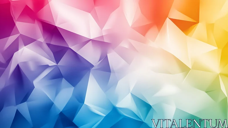 Prismatic polygon daydreams in a soft rainbow drift.