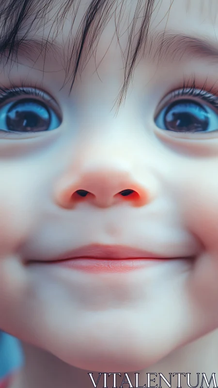 Bright-Eyed Wonder: A Child's Pure Joy.