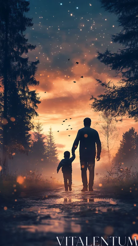 Starlit forest walk gently celebrates family and twilight magic