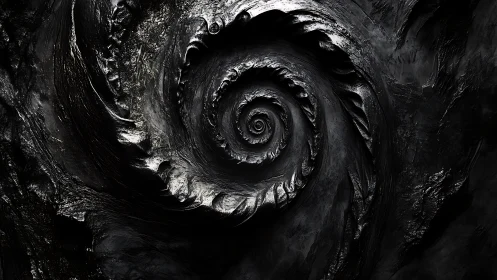 Midnight vortex carved from molten shadow and steel echoes.