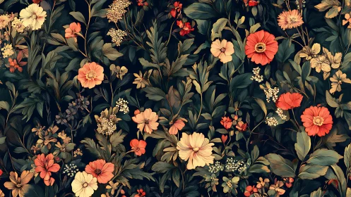 Garden Dreams in Warm Blooms.