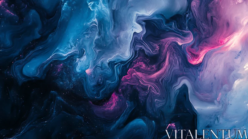 Nebula tides swirling in luminous blue and magenta clouds.