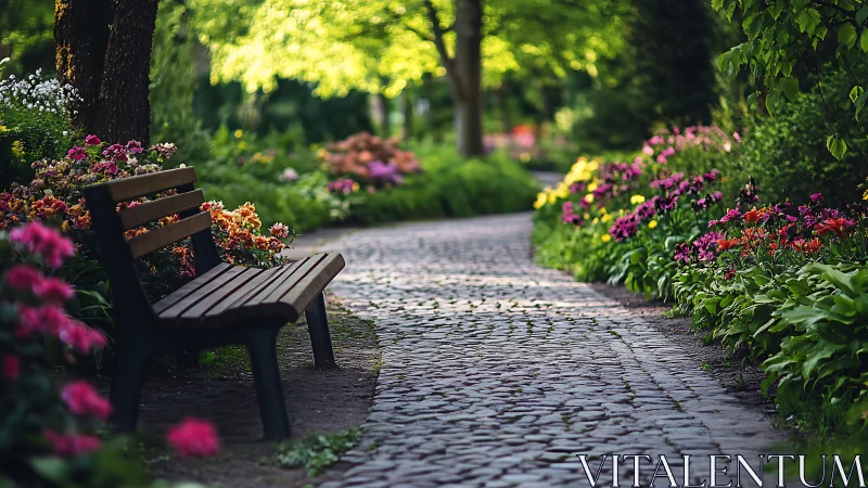 Sculptural Garden Pathway with Horticultural Depth.