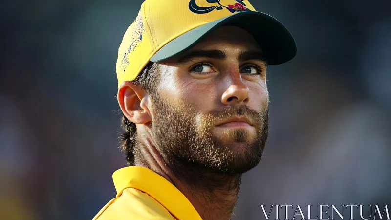 Photorealistic cricket portrait in shallow depth-of-field focus.