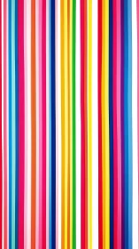 Vertical multicolor stripes on white abstract background.
