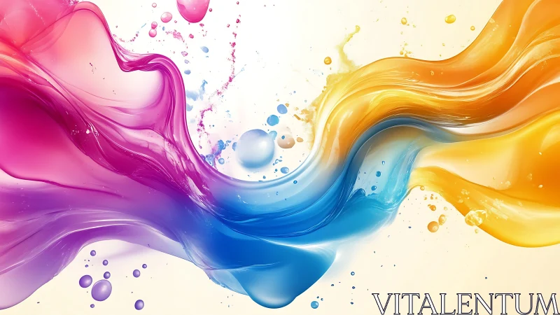 Color tides in motion, where warm meets cool energy.