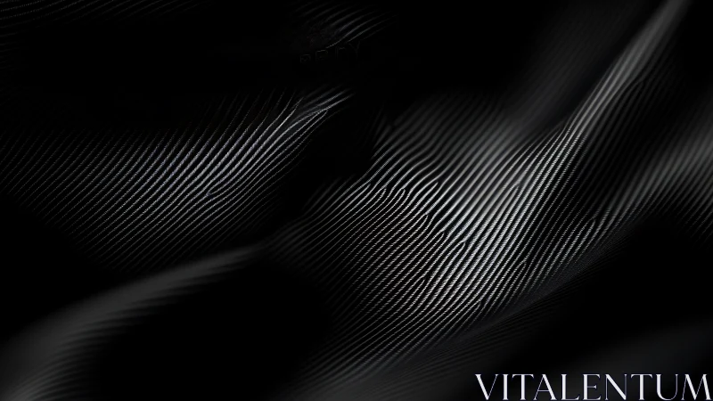 Specular micro-ridged surface waves under directional lighting.