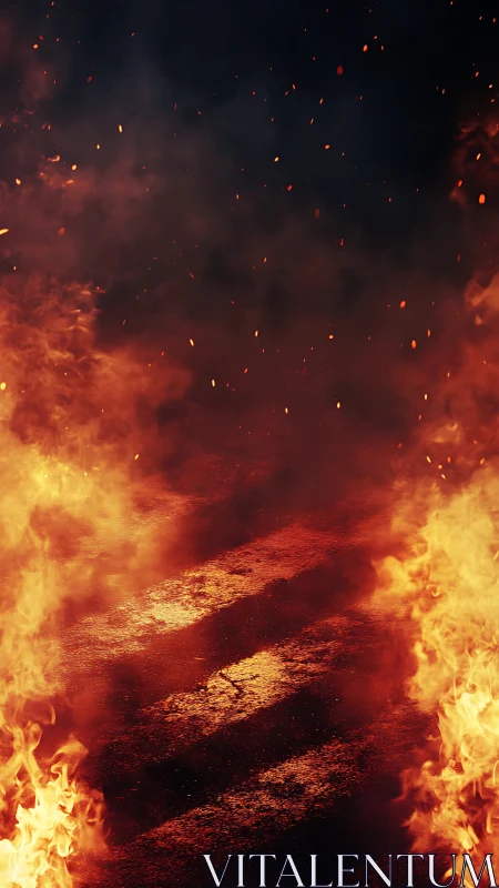 Pyrolytic Radiance: Intense Flame Dynamics with Incandescent Particle Dispersion