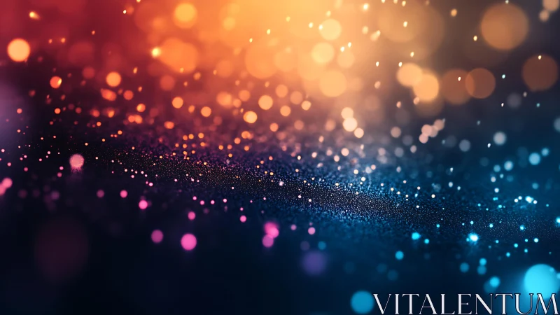 Colorful abstract bokeh light background in soft gradient style.