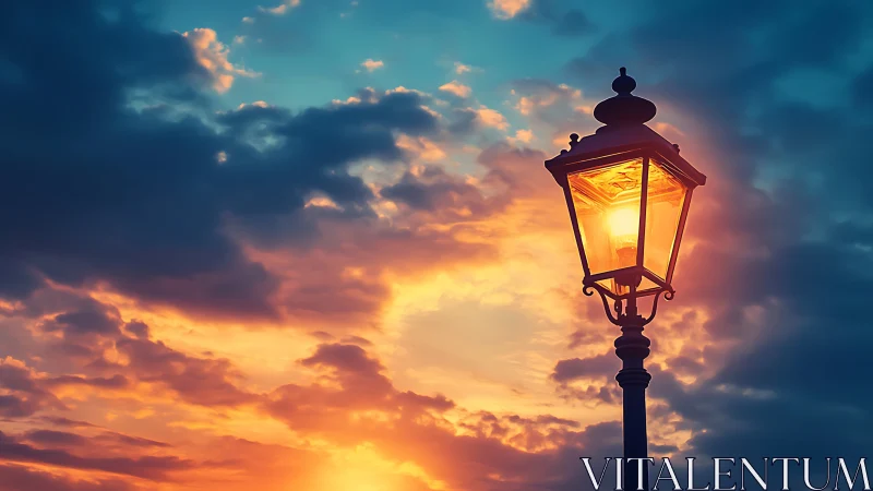 Lantern of the waking sky ignites a cloud-swept sunrise.