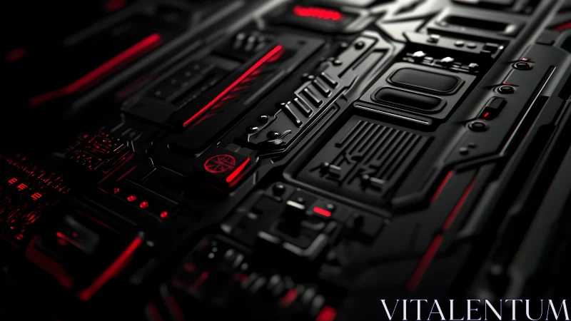 Neon-black circuitry prowls like a stealth starship hull