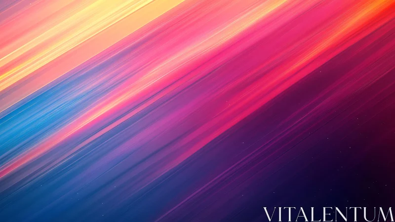 Vibrant Diagonal Light Streaks Abstract Digital Art Background.