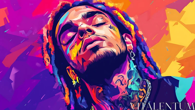 Bold portrait celebrates color, confidence, and creative energy