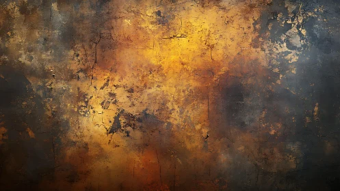 Grungy abstract textured wall in warm earth tones and gray shades.