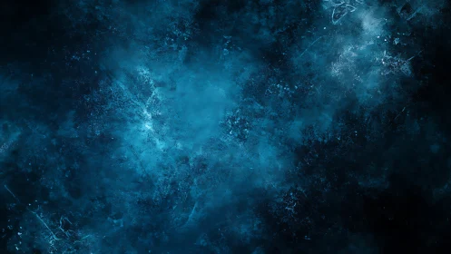 Deep blue textured abstract background with cloudy glow.