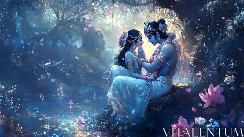 Radiant Love Under Enchanted Skies