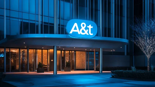 Contemporary Retail Facade: Chromatic Dusk Illumination Analysis.