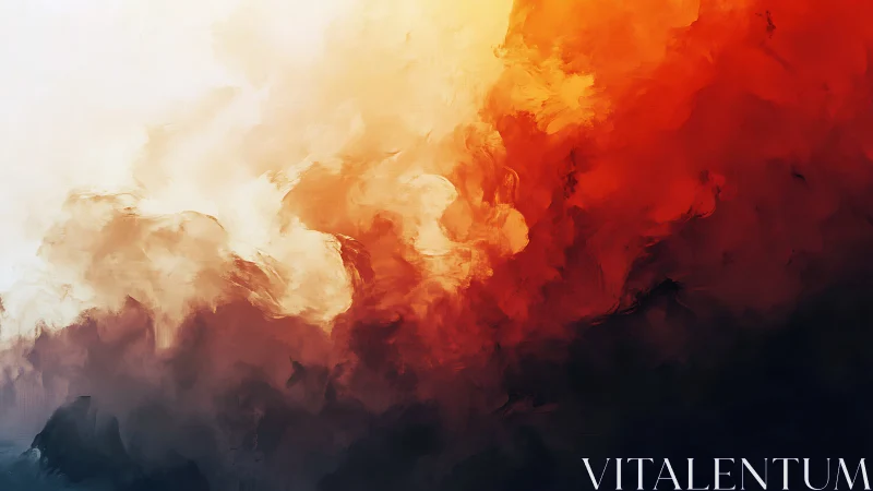 Glowing clouds of color gently drift from light to shadow