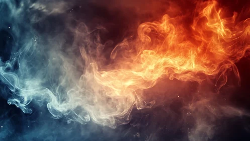 Where Fire Meets Ice in Ethereal Harmony.