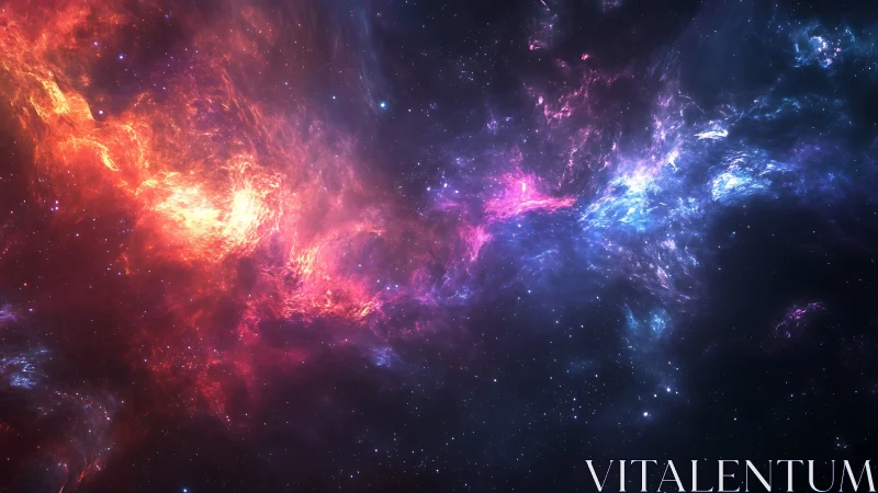 Starborn colors drifting through a glowing cosmic cloud.