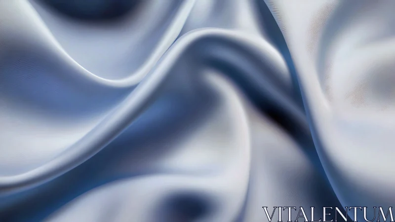 Photorealistic satin folds with soft gradient lighting study.