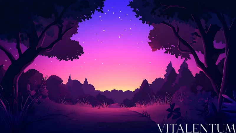 Magical Twilight: Where Nature's Serenity Meets Wonder.