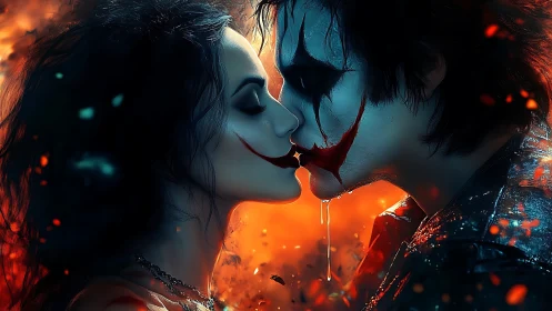 Two Souls Connected Through Glowing Warmth and Magic