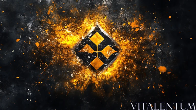 Ember sigil erupts in a storm of shattered starlight.