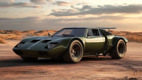 Low-slung widebody rally coupe exhibits retro aerodynamics and stance