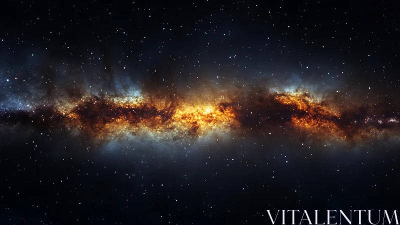 Milky Way galactic core glows across dense starfield panorama